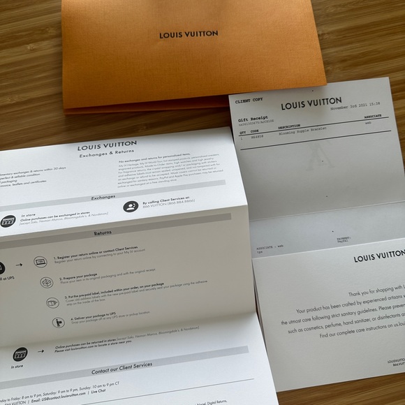 Louis Vuitton Blooming Bracelet - Authentic, only tried on. - Picture 7 of 8